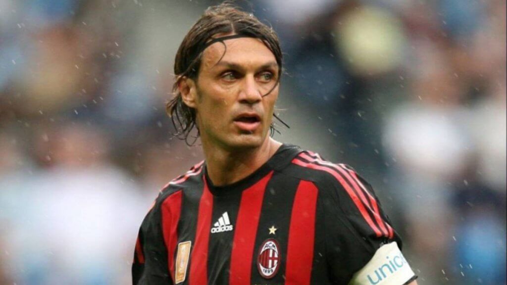 Paolo Maldini es uno de esos futbolistas que solo jugaron en un equipo.