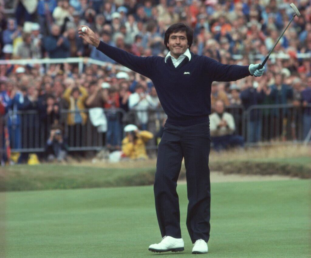 Seve Ballesteros, otro de los mejores golfistas de la historia.