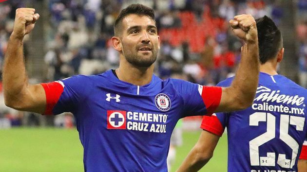 El Cruz Azul durante un partido de Liga de México.