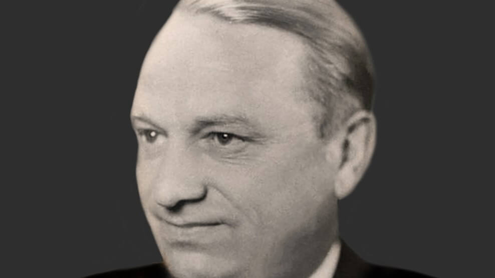 Ebbe Schwartz fue el primer presidente de la UEFA.