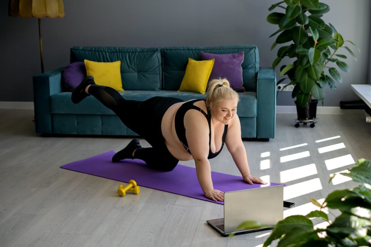 Ejercicios sencillos para personas con obesidad