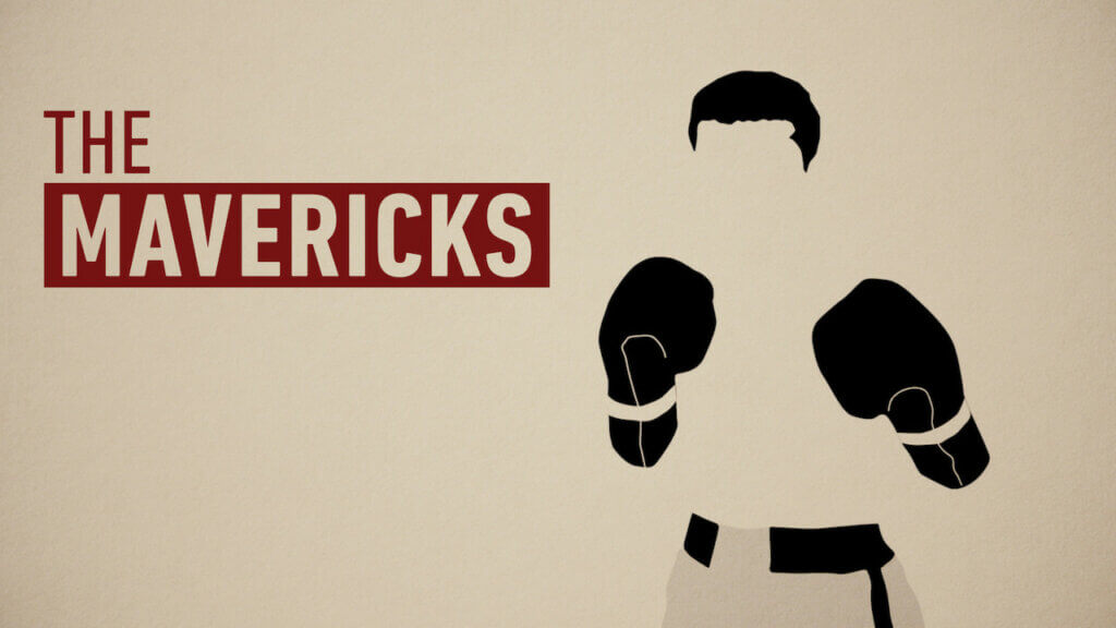 Logo de The Mavericks, serie que habla sobre los ídolos del deporte.