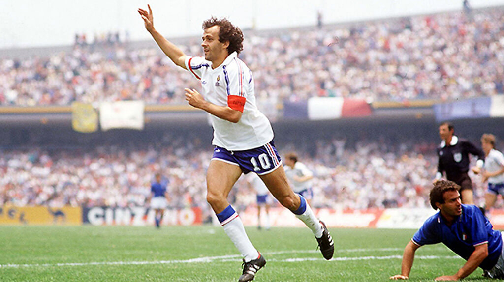 Michel Platini, uno de los mejores '10' de la historia del fútbol.