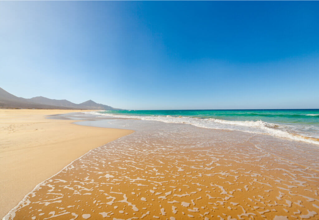La Playa Cofete, en Fuerteventura.