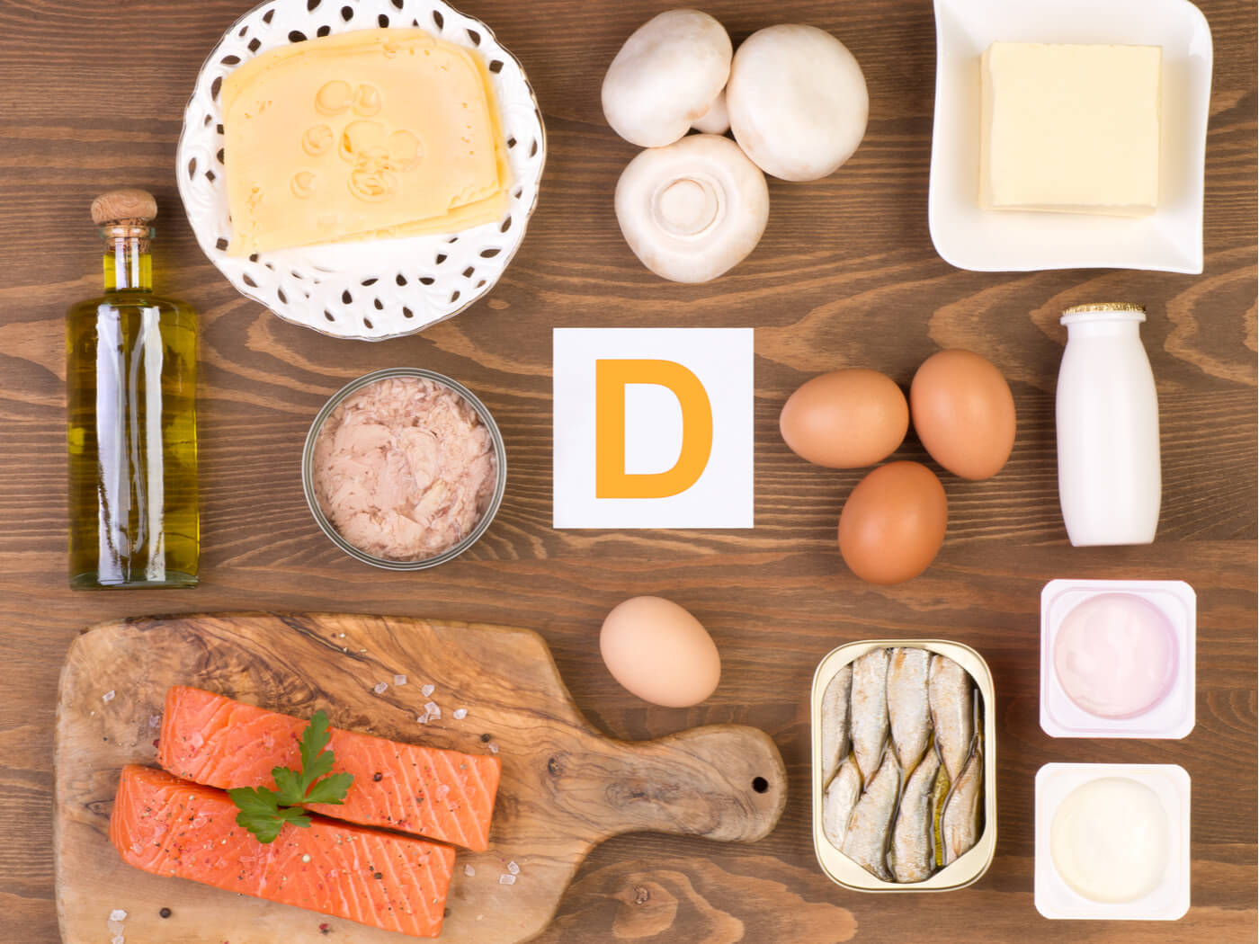 Ciertos alimentos pueden ayudar a prevenir la deficiencia de vitamina D.