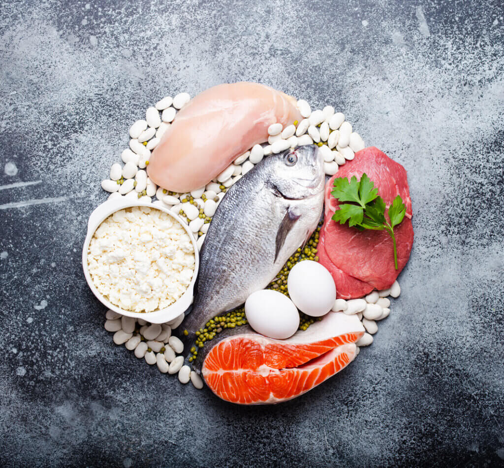 Variedad de proteínas