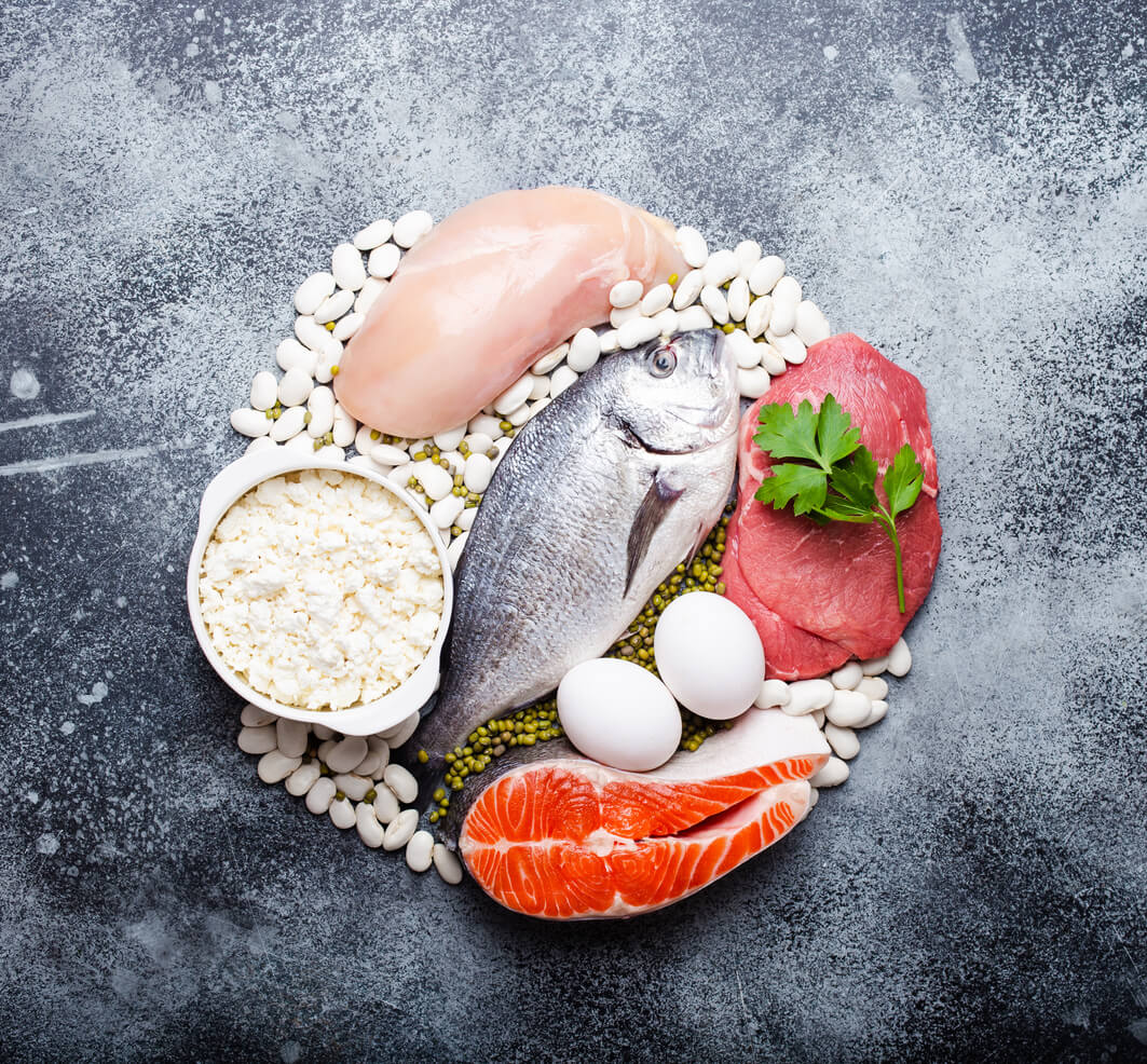 Variedad de proteínas