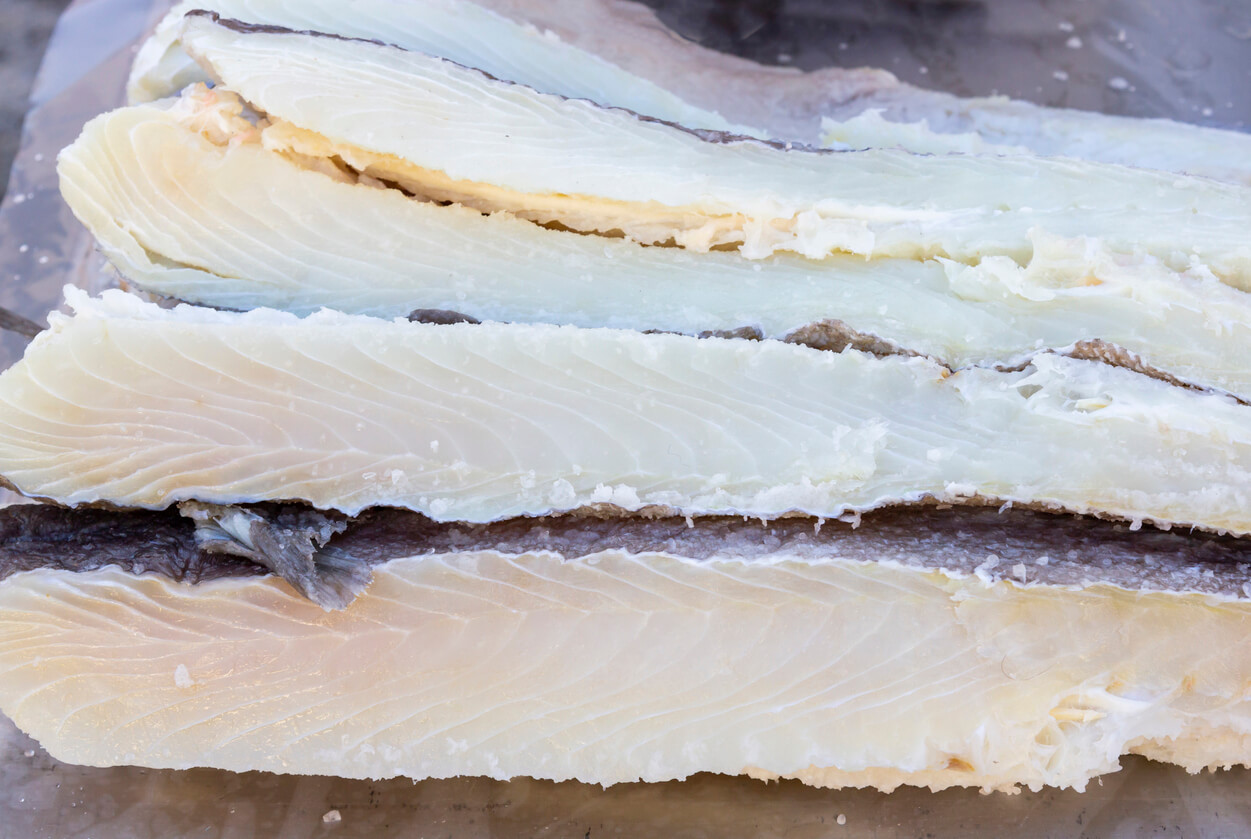Piezas de bacalao