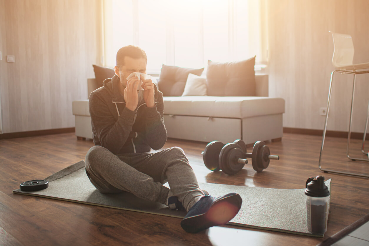 ¿Qué ejercicios reducen el riesgo de gripe?