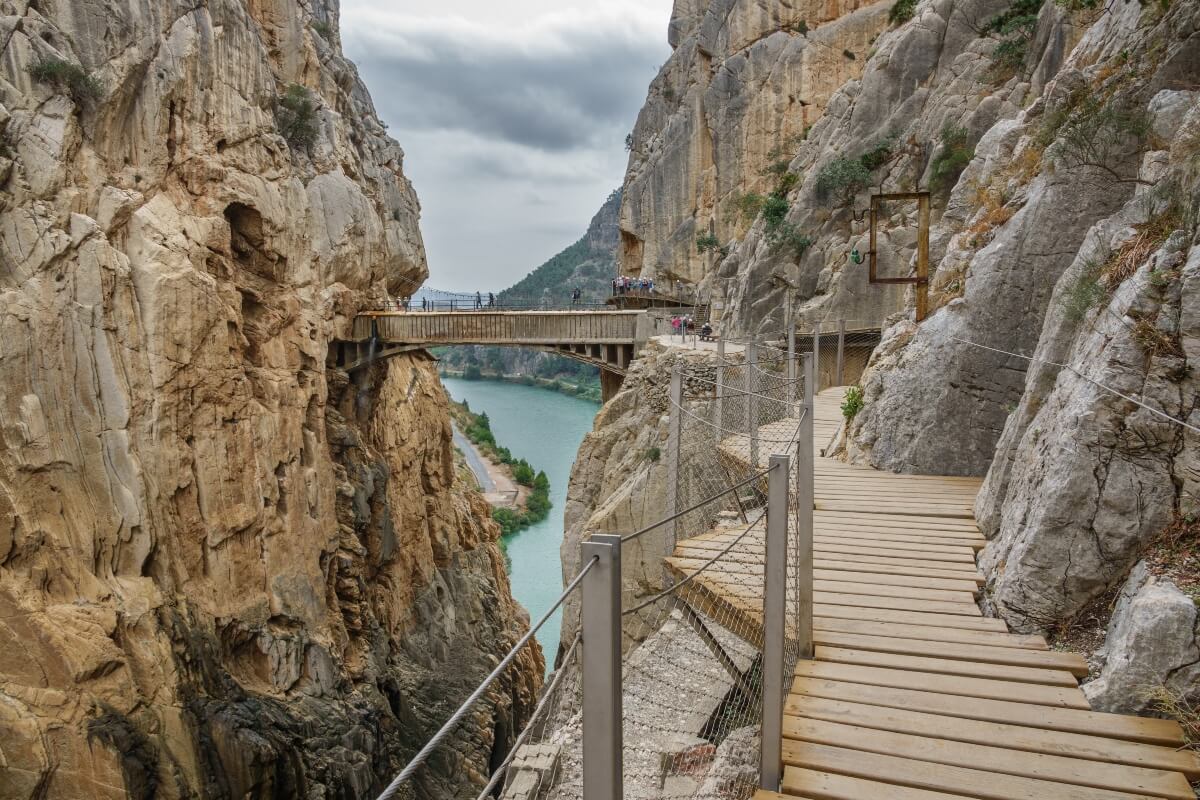 Vista del Caminito del Rey-