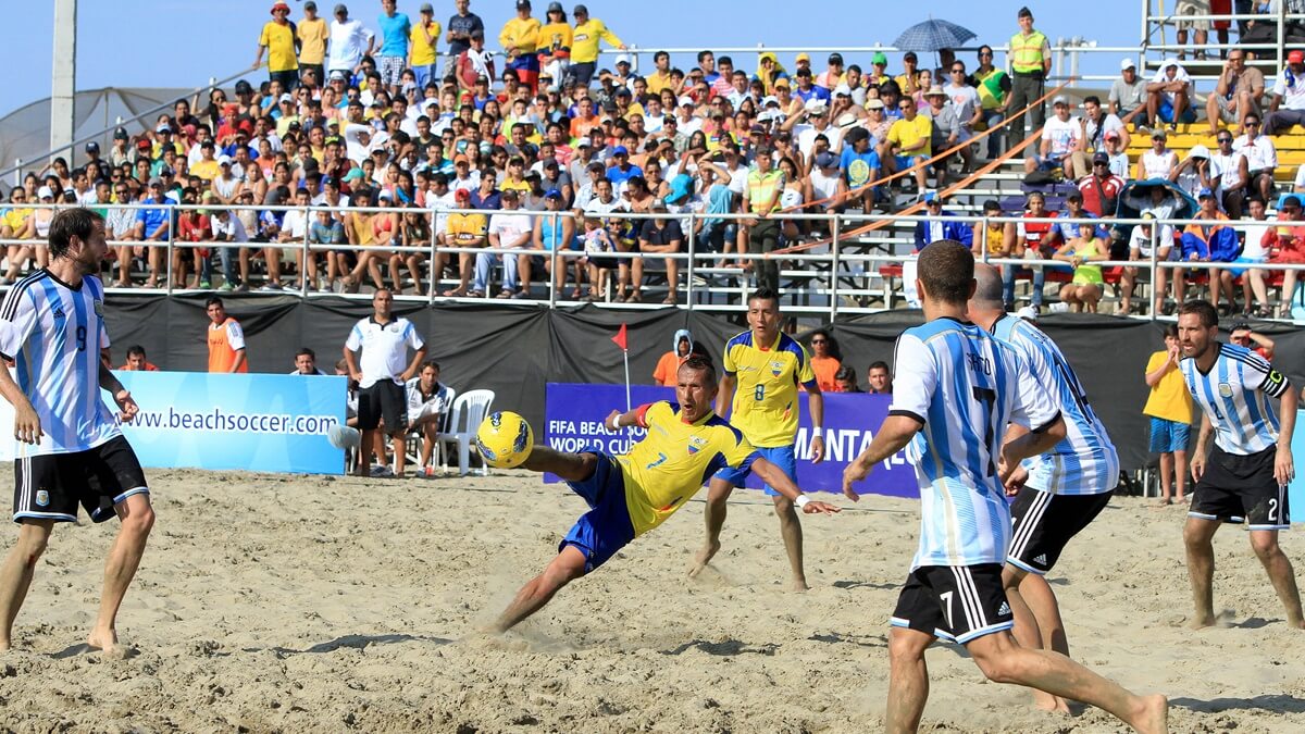 Fútbol playa.