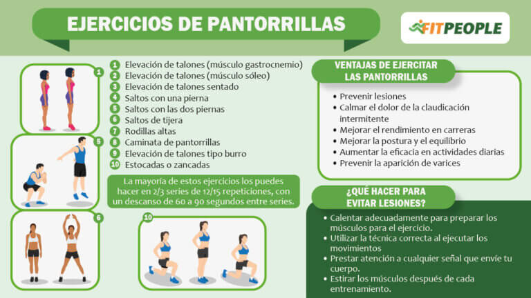 Ejercicios de pantorrillas para fortalecerlas correctamente
